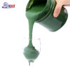 Green liquid polishing wax for auto machine mirror polishing