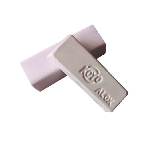 White polishing wax precision polishing compound for final mirror polishing, matched with cotton buffing wheel, polishing cloth wheel and airway polishing wheel