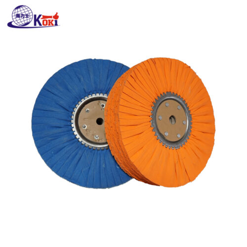 Z-Type Airway Polishing Cloth Wheel Z-type airway polishing wheel, 350mm×25mm bore, high density cotton polishing cloth wheel for metal medium polishing