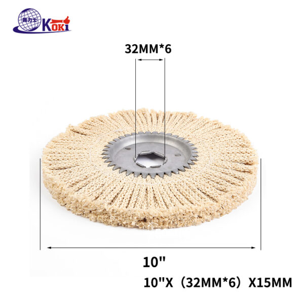 High Elastic Eight-Strand Sisal Polishing Tool for Complex Workpiece Polishing Eight-strand sisal polishing tool for irregular stainless steel copper titanium rough polishing