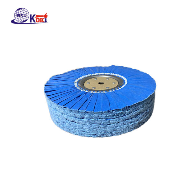 Z-type airway polishing wheel, 350mm×25mm bore, high density cotton polishing cloth wheel for metal medium polishing