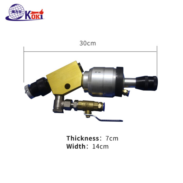 Quantitative Spray Gun for Automatic Polishing Machine Waxing Automatic Liquid Polishing Wax Spray Gun for Polishing Pressure Barrel
