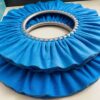 Blue Coarse Airway Buffing Wheel, chemically treated cotton buff wheel applied after sisal wheel