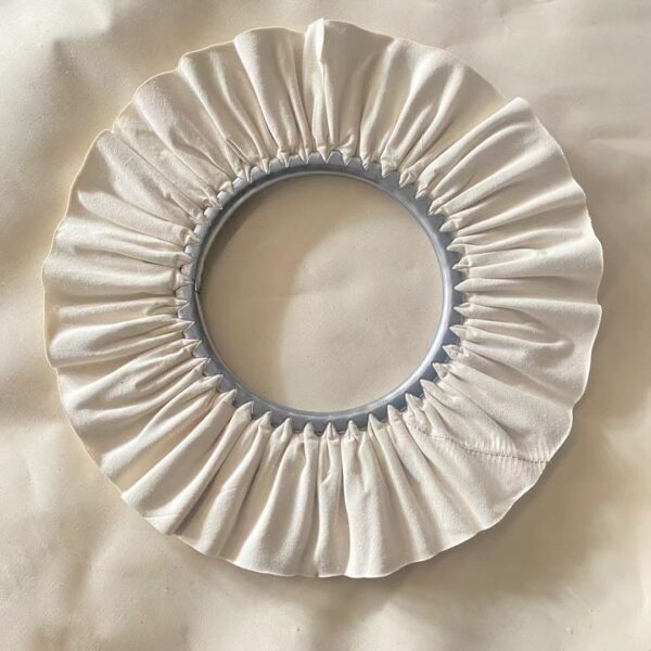 White Fine Cotton Polishing Wheel for Metal Mirror Finishing After Airway Buff Wheel