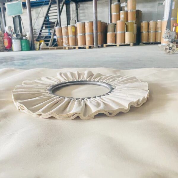 White Fine Cotton Polishing Wheel for Metal Mirror Finishing After Airway Buff Wheel