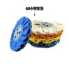 Angle Grinder Airway Polishing Wheel Kit, 4 Color Graded Cotton Wheels for Metal Mirror Polishing