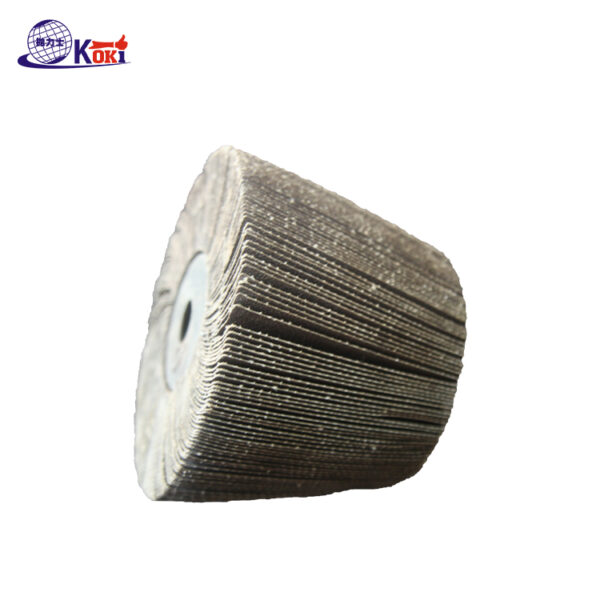 Flap Wheel – Durable Grinding and Polishing Tool Flap wheel for grinding and polishing, works with polishing compound and polishing paste