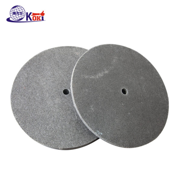Nylon polishing wheel, non-woven polishing cloth wheel for metal surface finishing with solid polishing wax and compounds